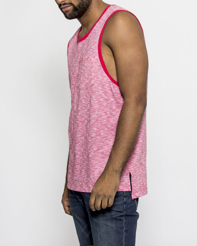 RINGER TANK - Color: Red/Cream | Red