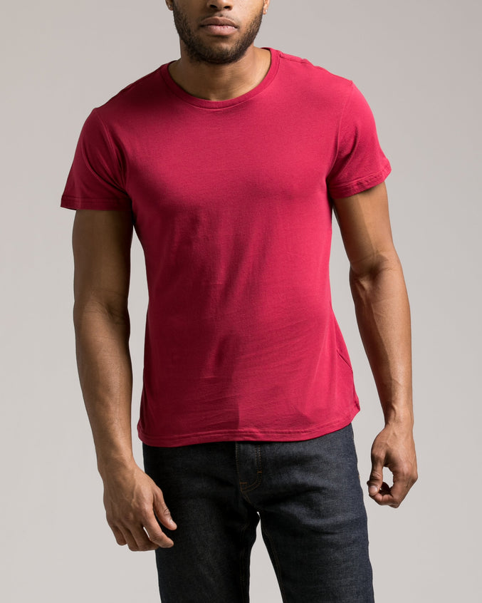 The Daily Tee 2.0 - Color: Wine | Red