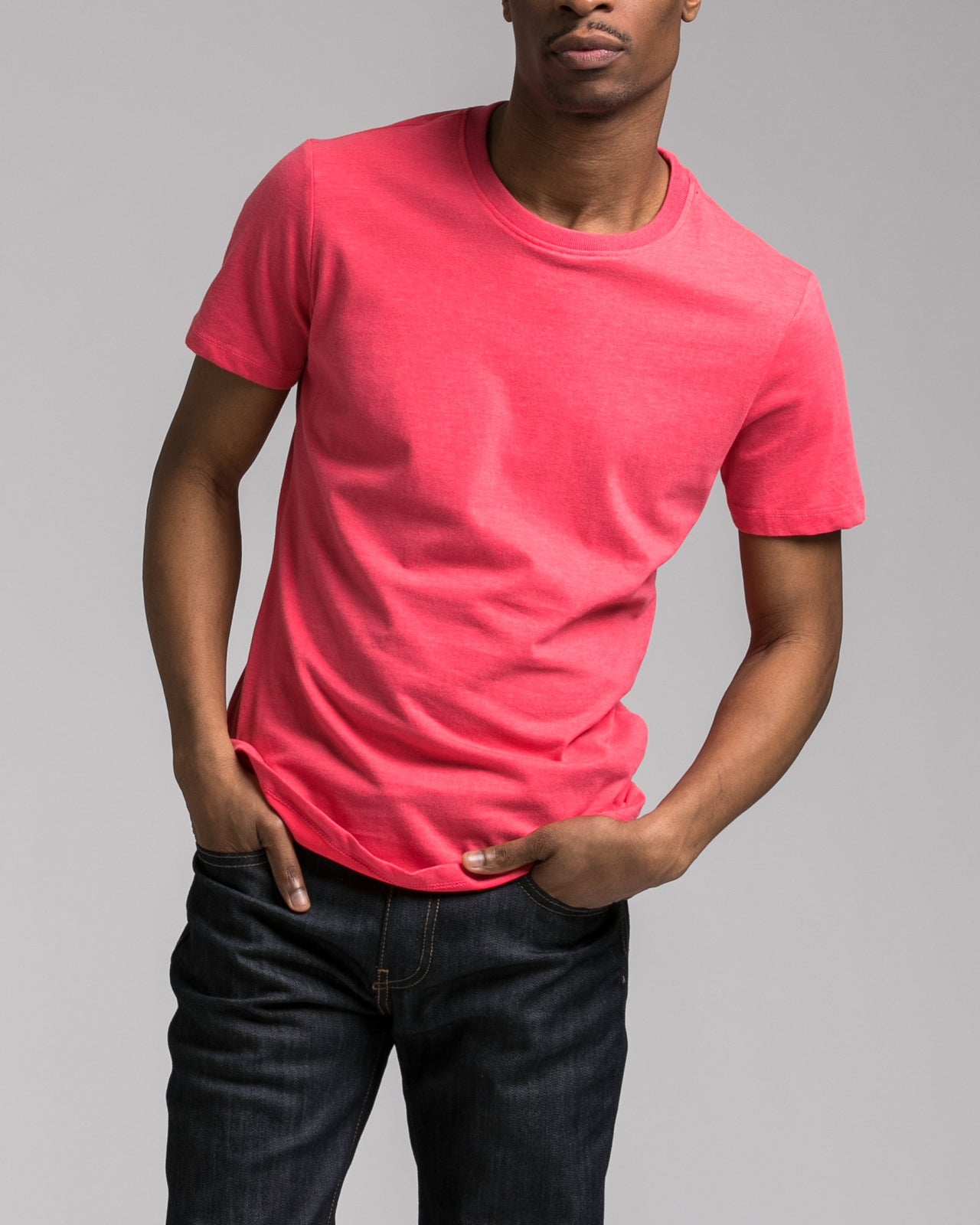 Slim Tee - Color: Faded Red | Red