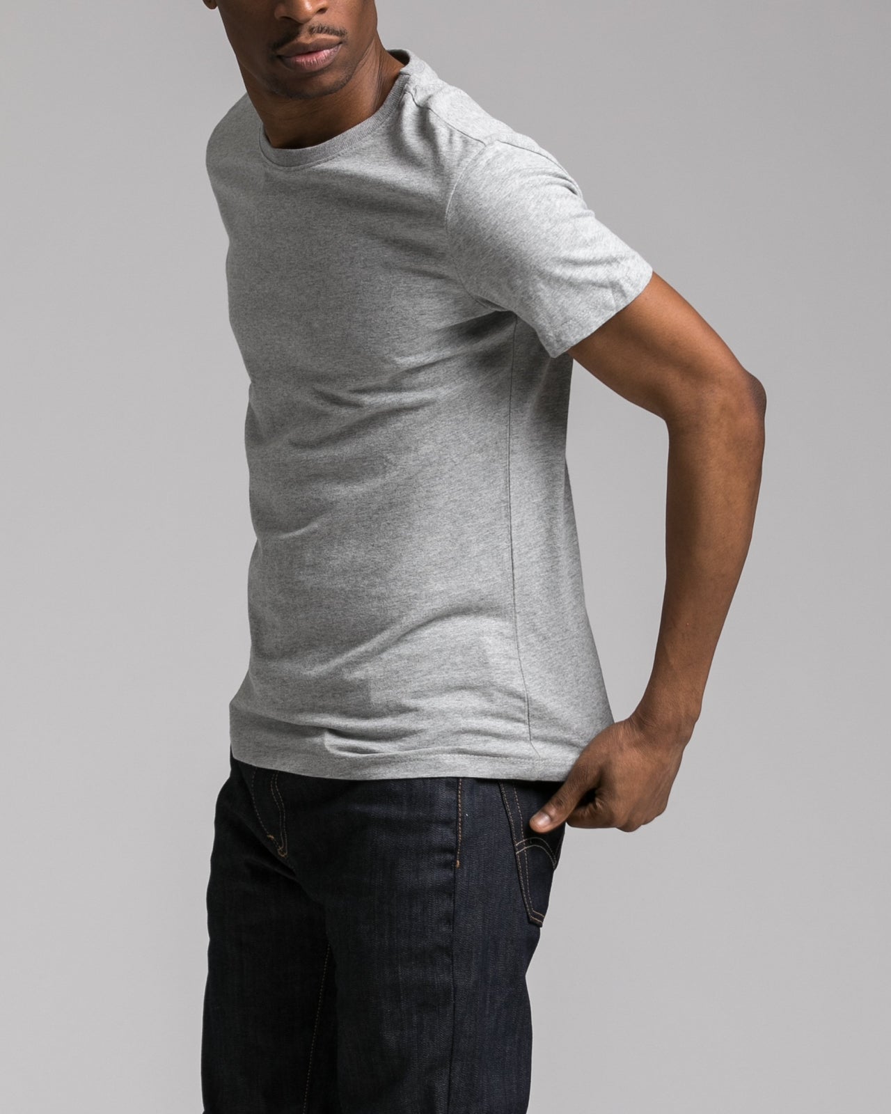 Slim Tee - Color: Heather Grey | Gray