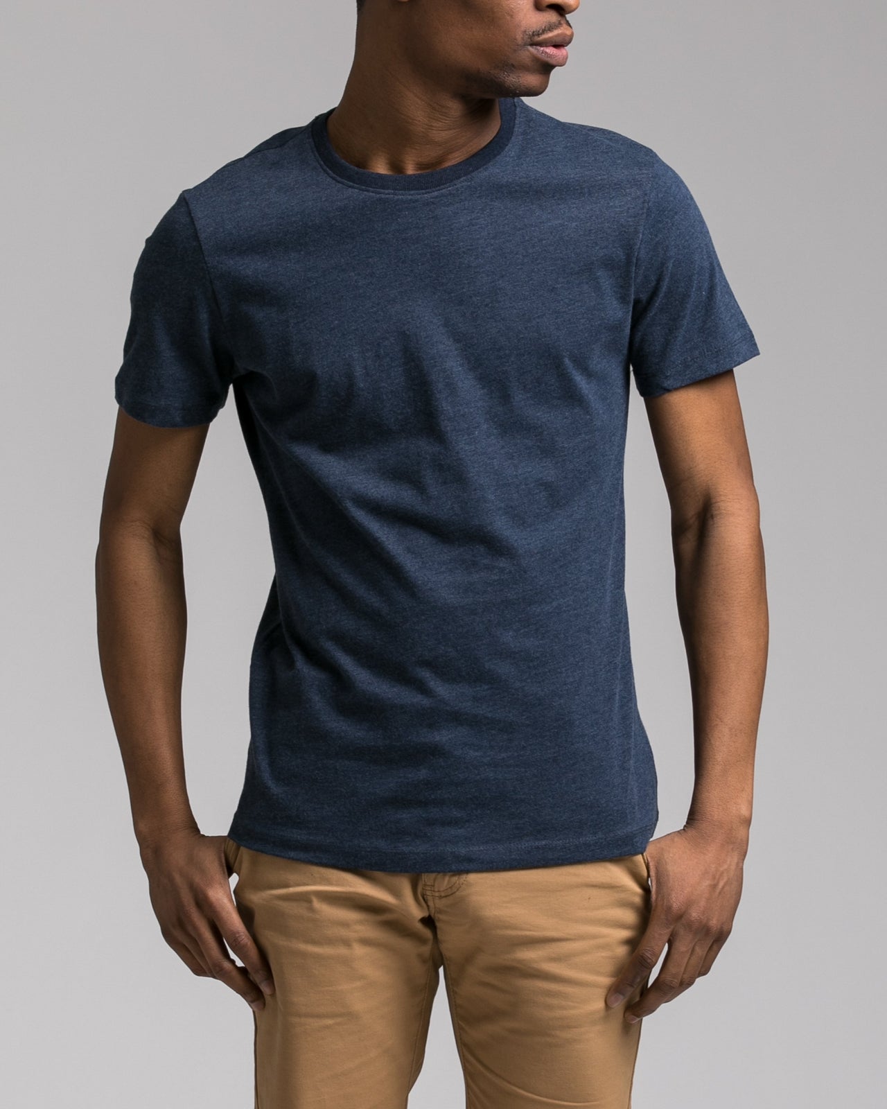 Slim Tee - Color: Heather Navy | Blue