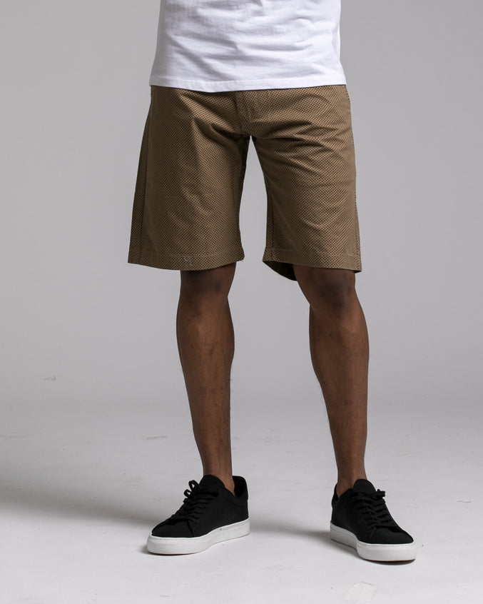 Micro Dot Short - Color: Khaki | Beige