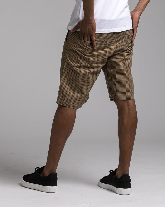 Micro Dot Short - Color: Khaki | Beige