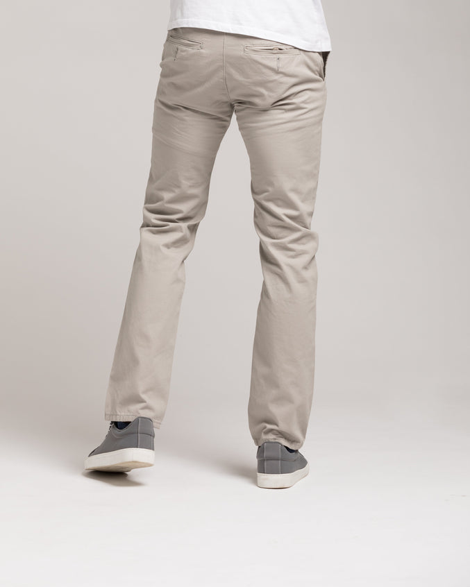 Slim Chino Pant - Color: Silver | Silver