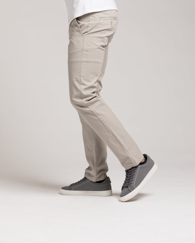 Slim Chino Pant - Color: Silver | Silver