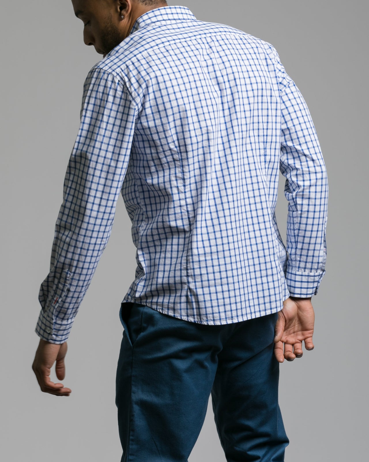 Long Sleeve Button Down Shirt - Color: White | White