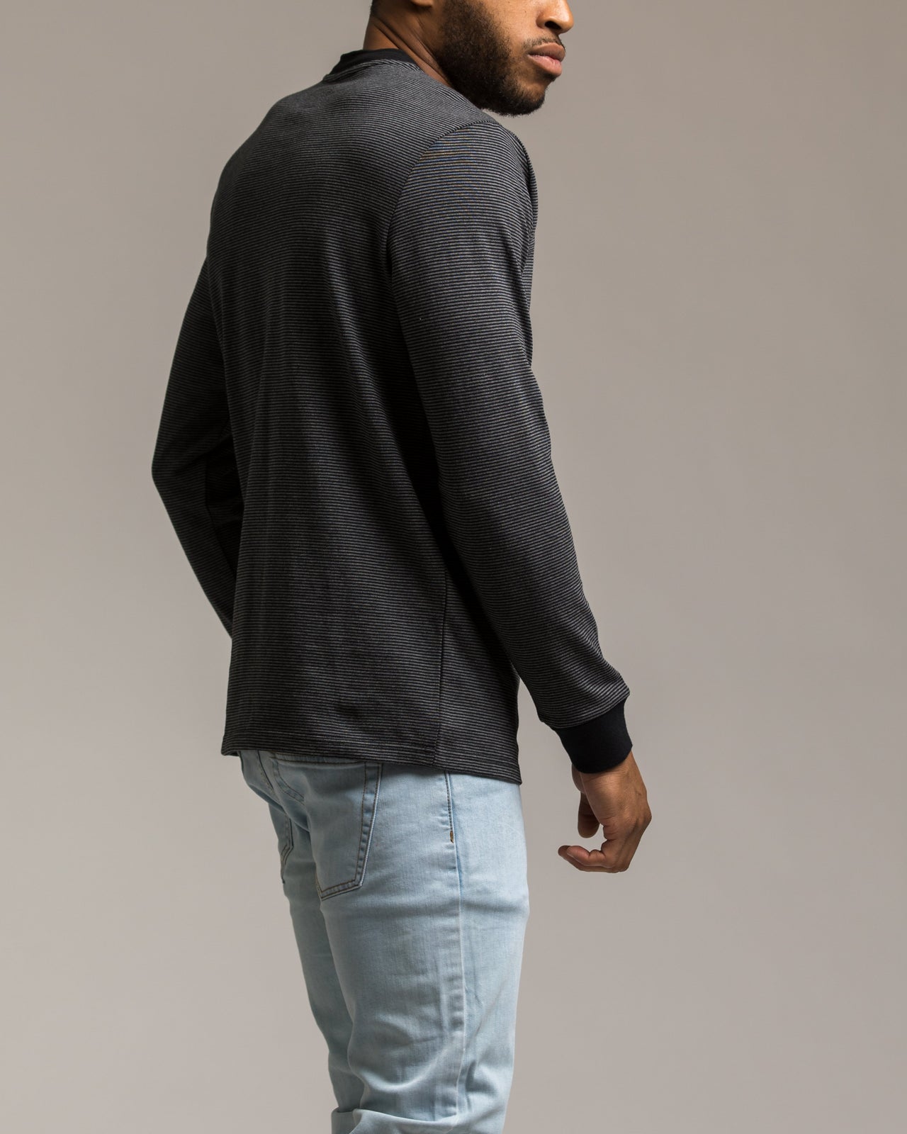 Downhill Stripe Tee - Color: Black | Black