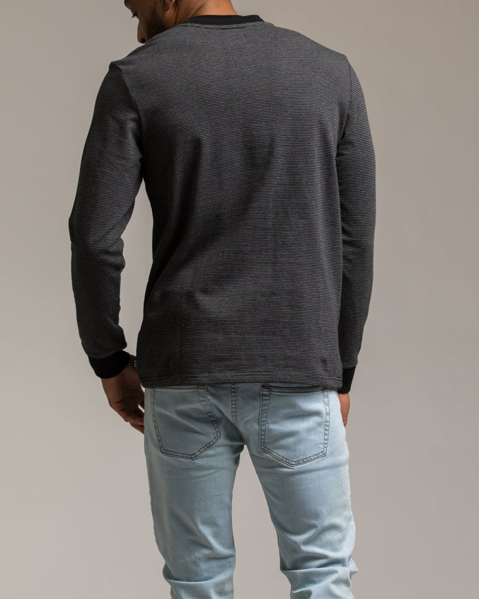 Downhill Stripe Tee - Color: Black | Black