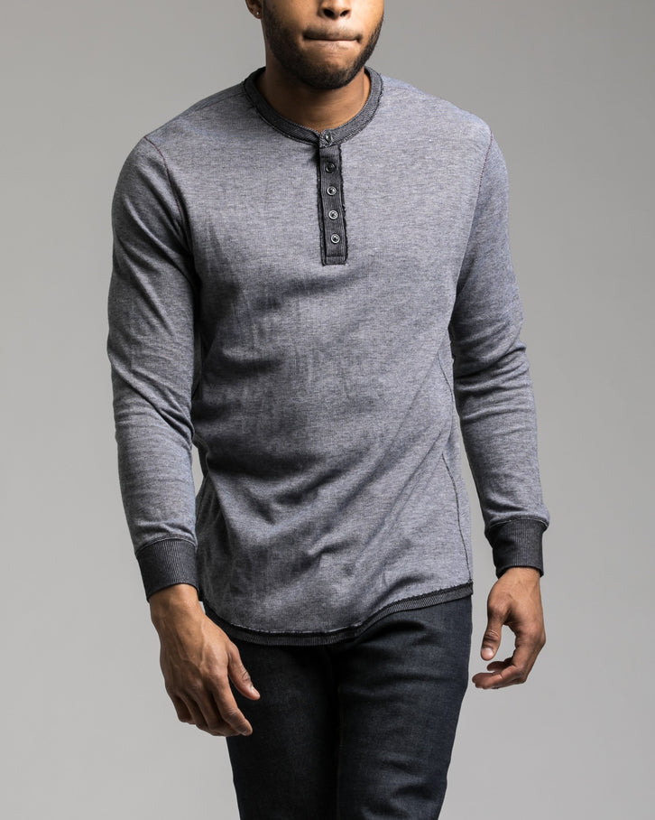 Long Sleeve Henley Tee