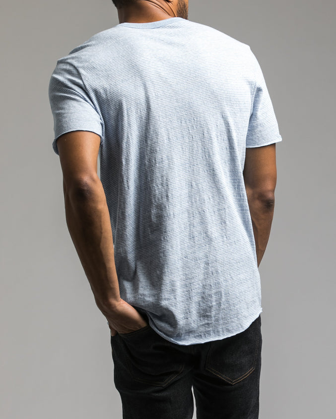 Heather Tee - Color: Parisian Night | Blue