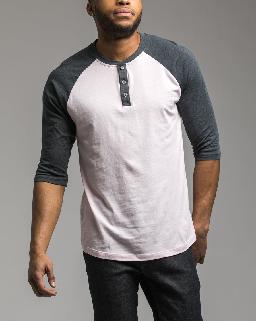 Contrast Henley Tee