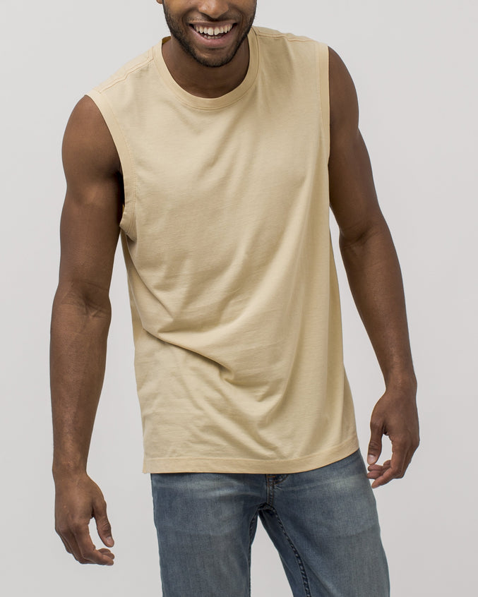 Long Tank - Color: Boulder | Beige