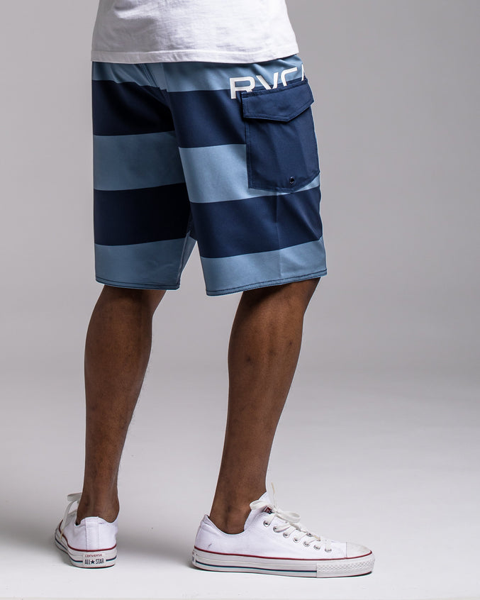 Uncivil Stripe Trunk - Color: Classic Indigo | Blue