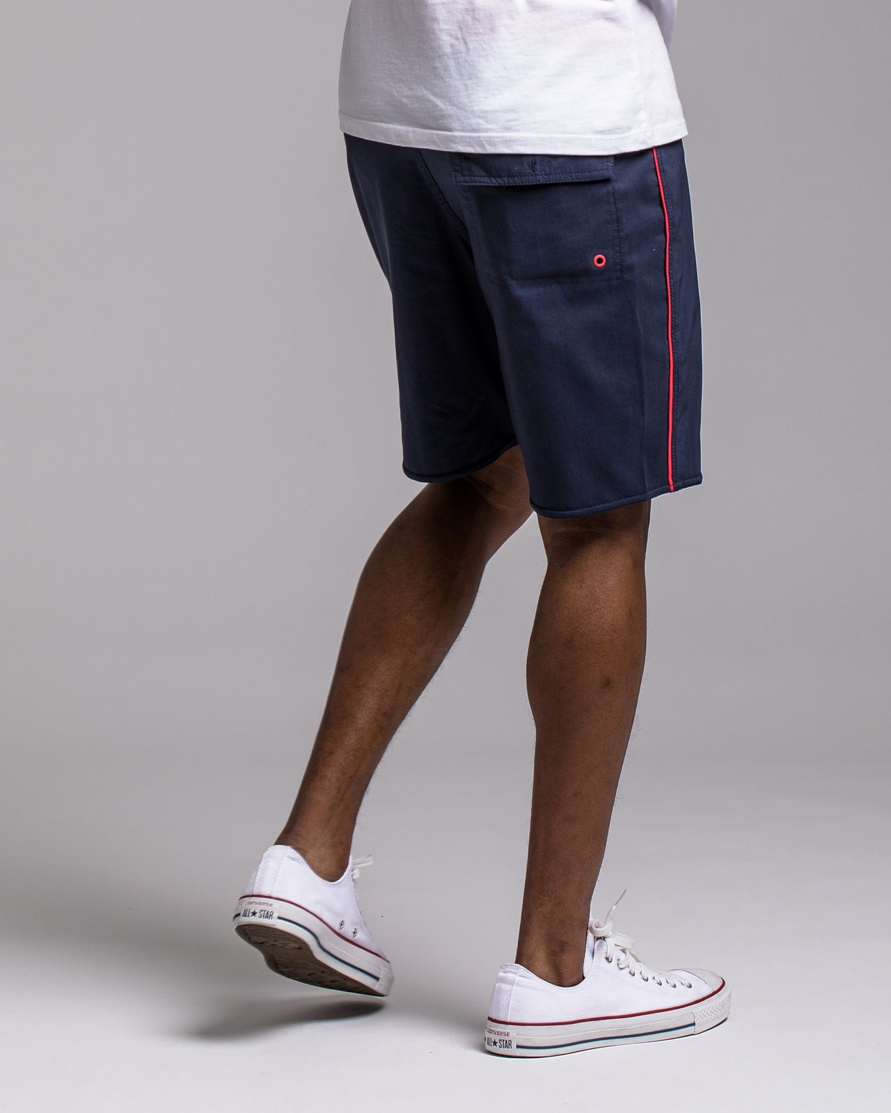 Smooth Like RVCA Trunk - Color: Washed Navy/Red | Blue