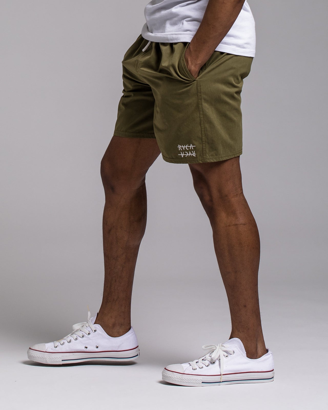 RVCA Horton Elastic - Color: Burnt Olive | Green