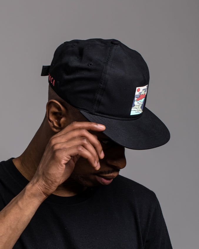 Isthmus Strapback - Color: BLACK | BLACK
