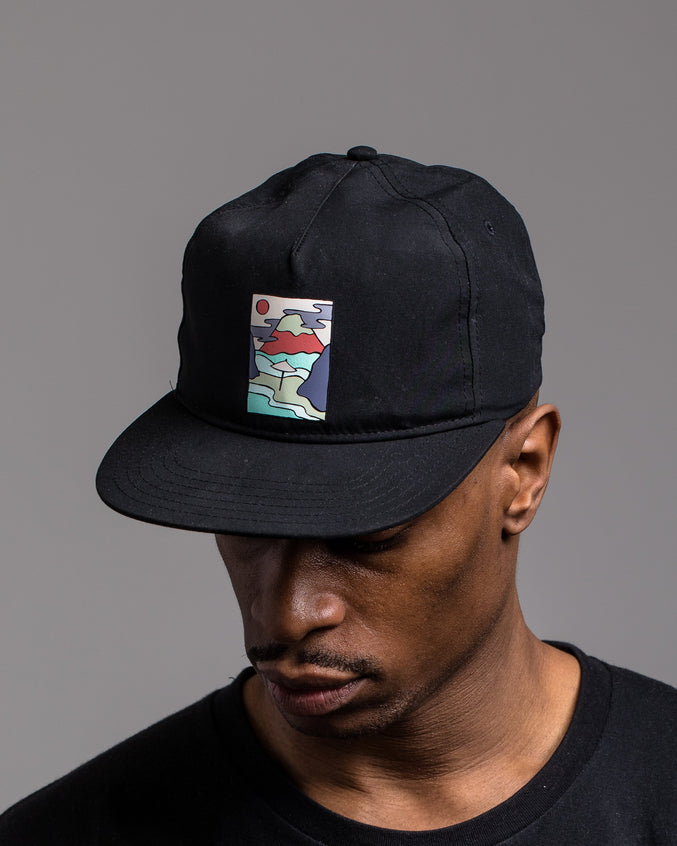 Isthmus Strapback - Color: BLACK | BLACK