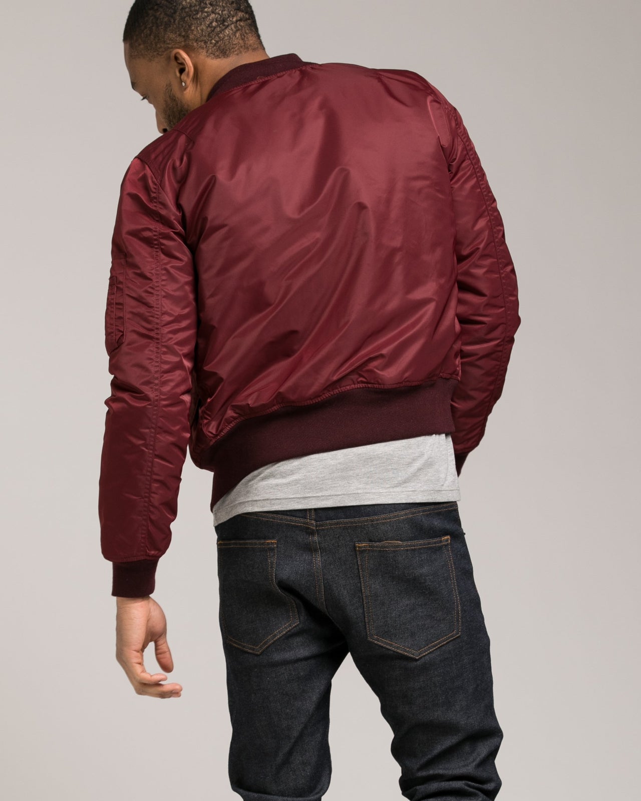 MA 1 Bomber - Color: Burgundy | Red
