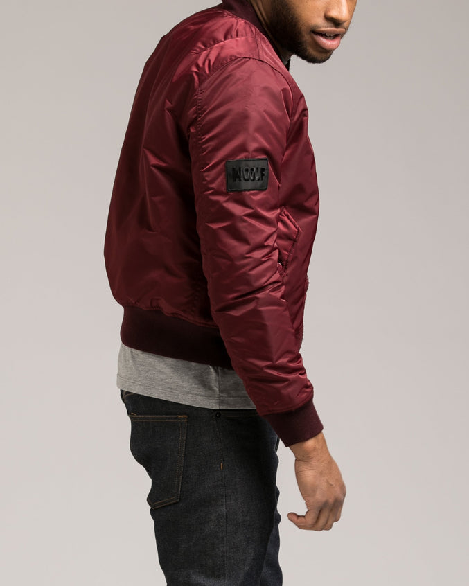 MA 1 Bomber - Color: Burgundy | Red