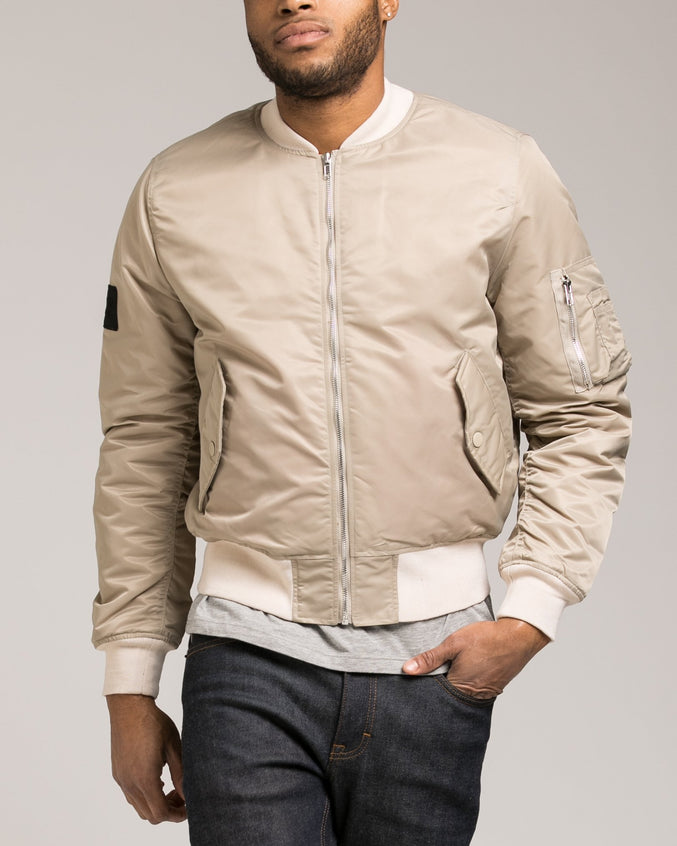 MA 1 Bomber - Color: Dove | Beige