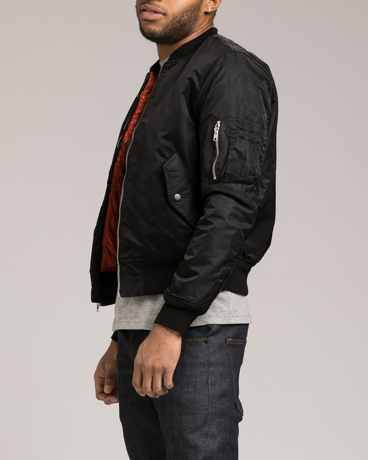 MA 1 Bomber - Color: Black| Black