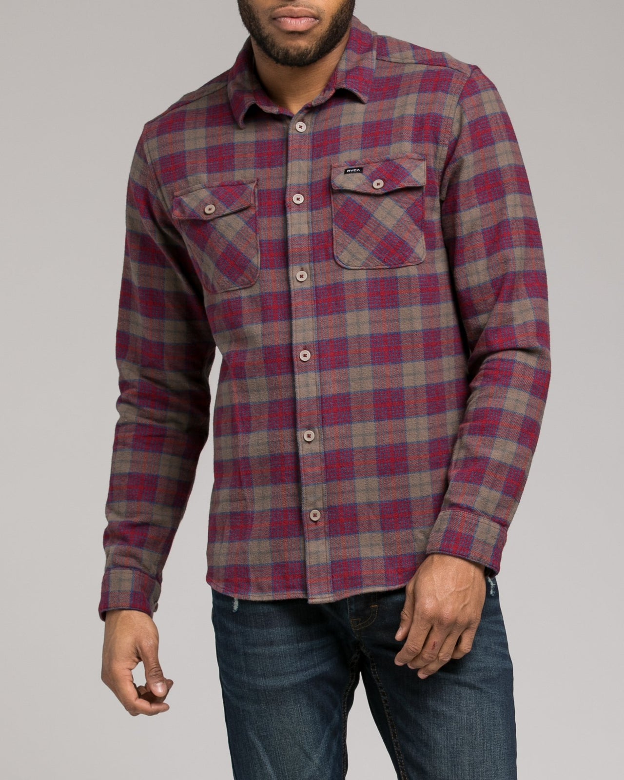 Thatll Work Flannel - Color: Red | Red