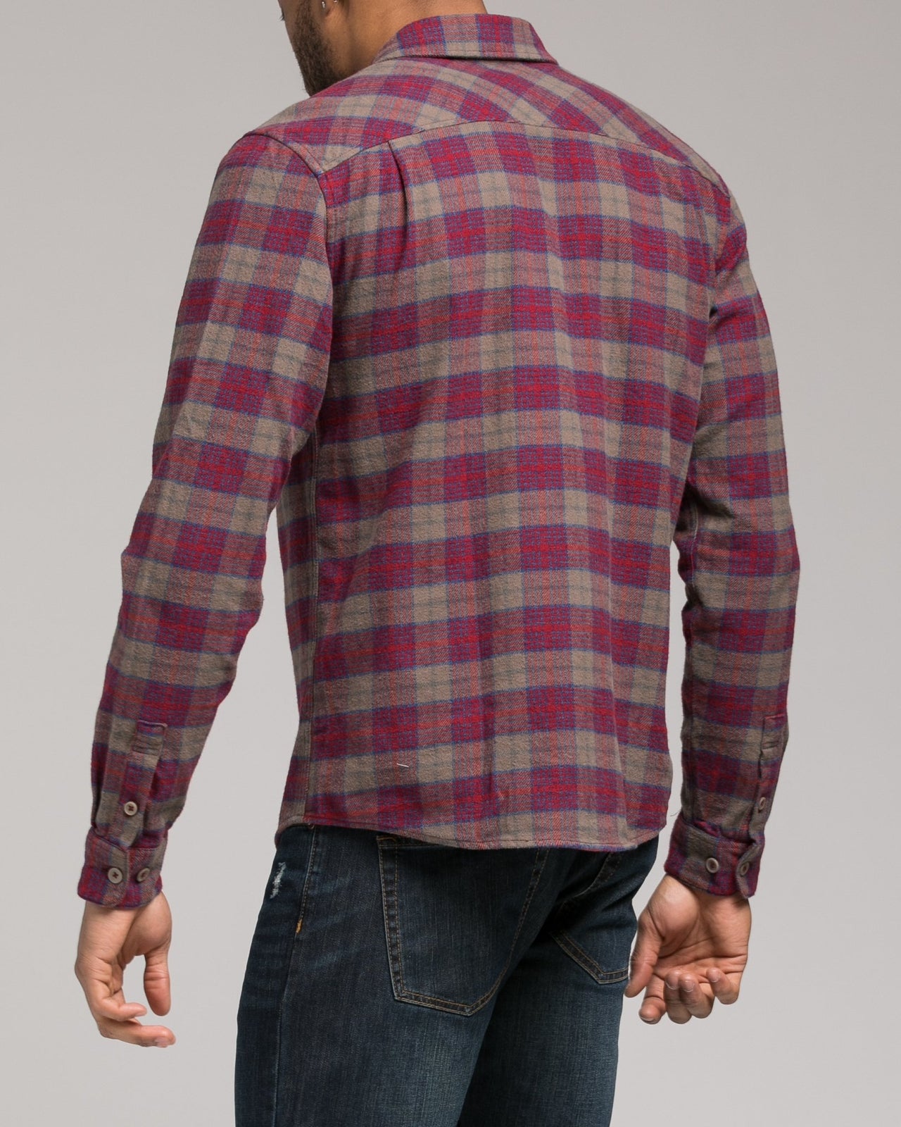 Thatll Work Flannel - Color: Red | Red