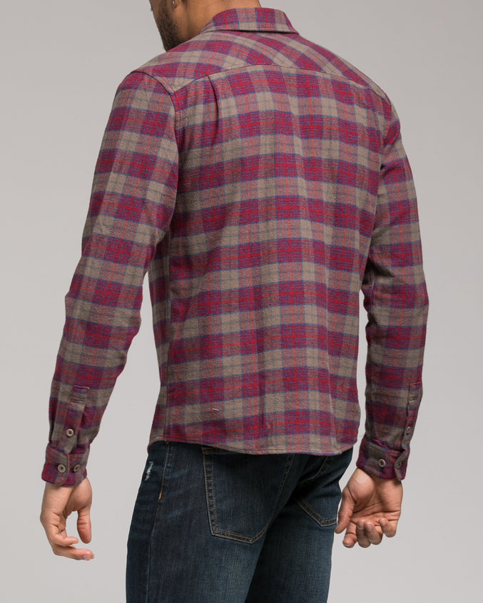 Thatll Work Flannel - Color: Red | Red
