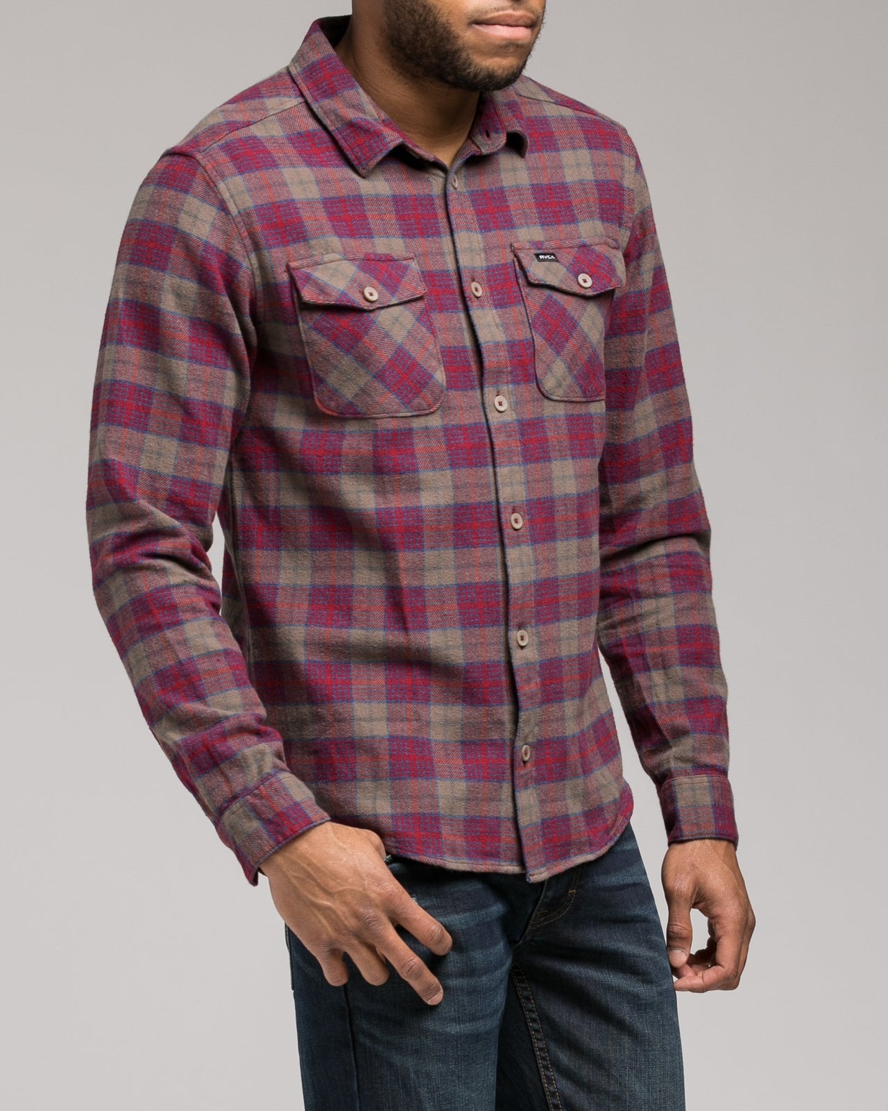 Thatll Work Flannel - Color: Red | Red