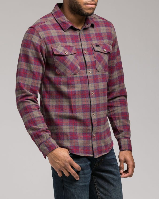 Thatll Work Flannel - Color: Red | Red