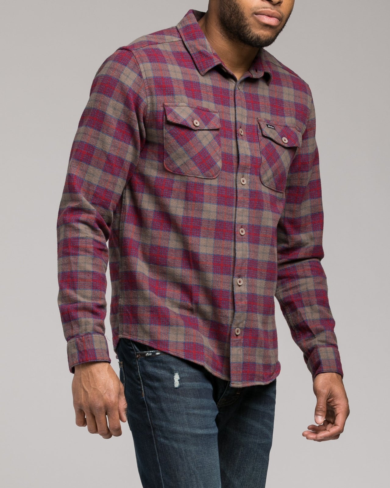 Thatll Work Flannel - Color: Red | Red