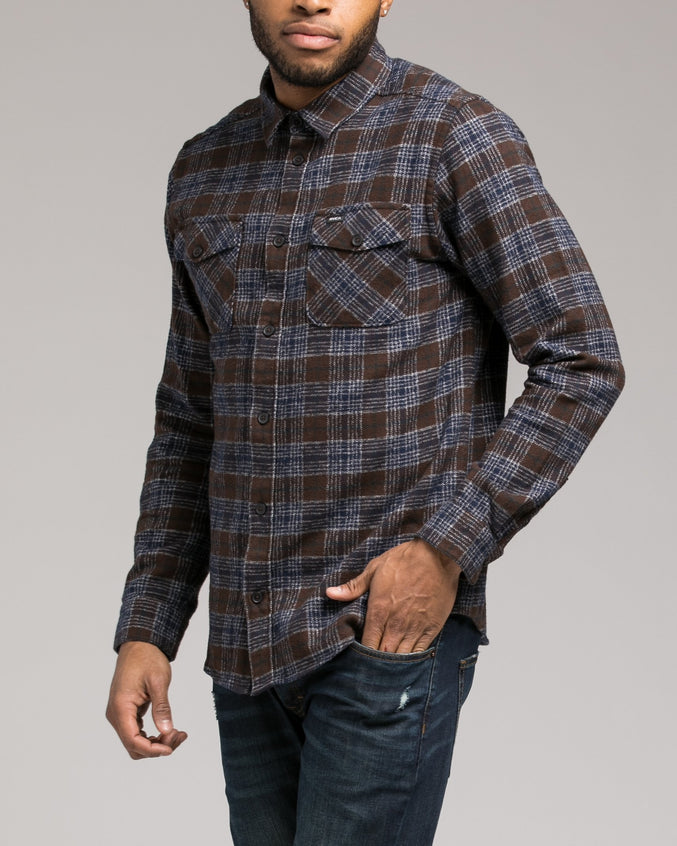 Thatll Work Flannel - Color: Dark Chocolate | Brown