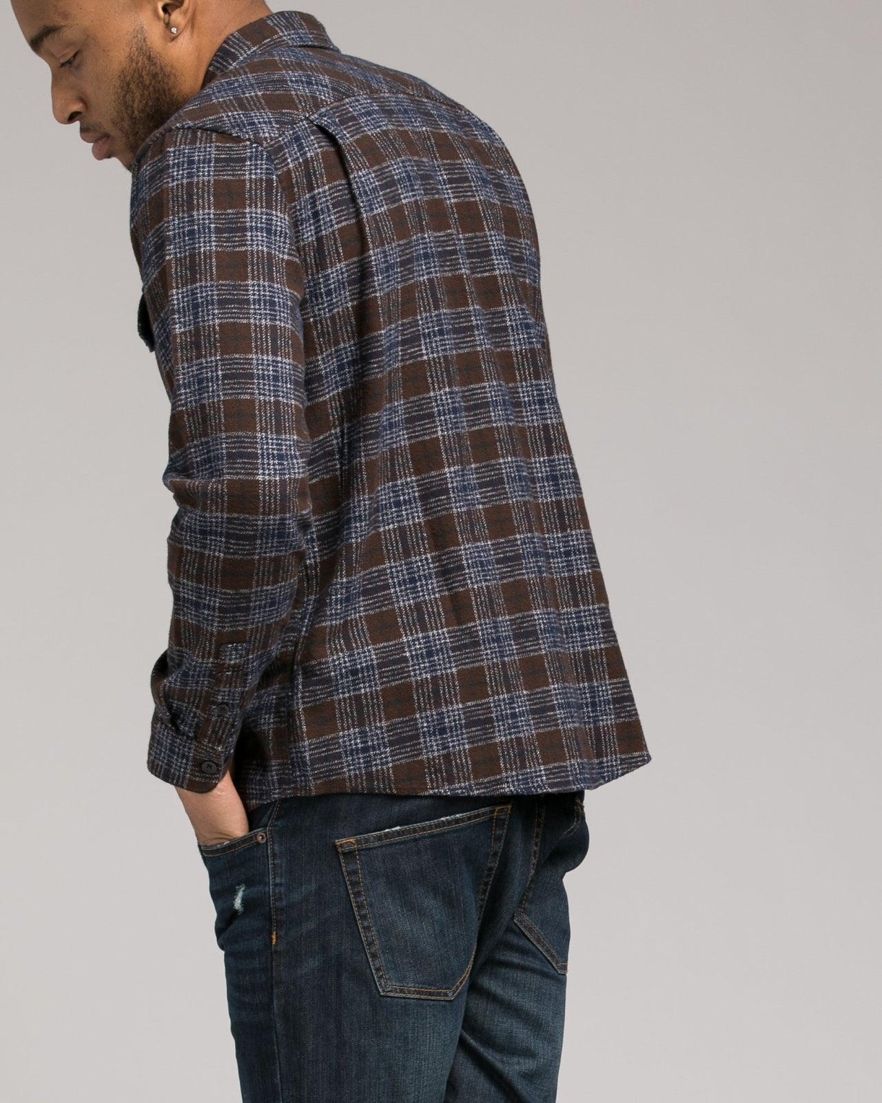 Thatll Work Flannel - Color: Dark Chocolate | Brown