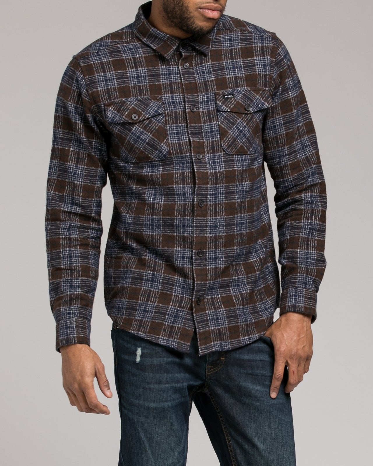 Thatll Work Flannel - Color: Dark Chocolate | Brown