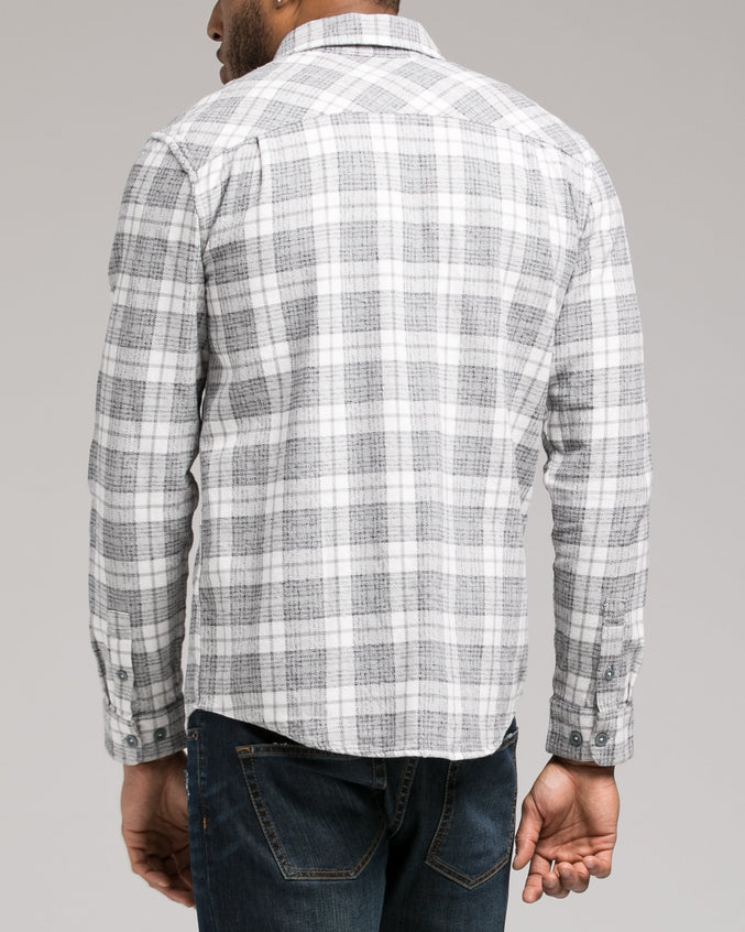 Thatll Work Flannel - Color: Antique White | White