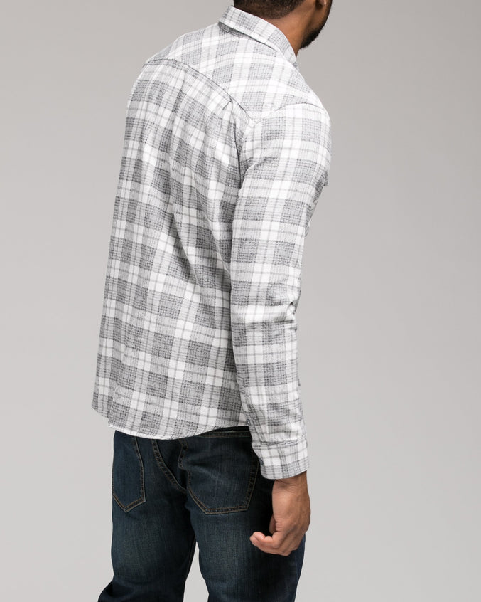 Thatll Work Flannel - Color: Antique White | White