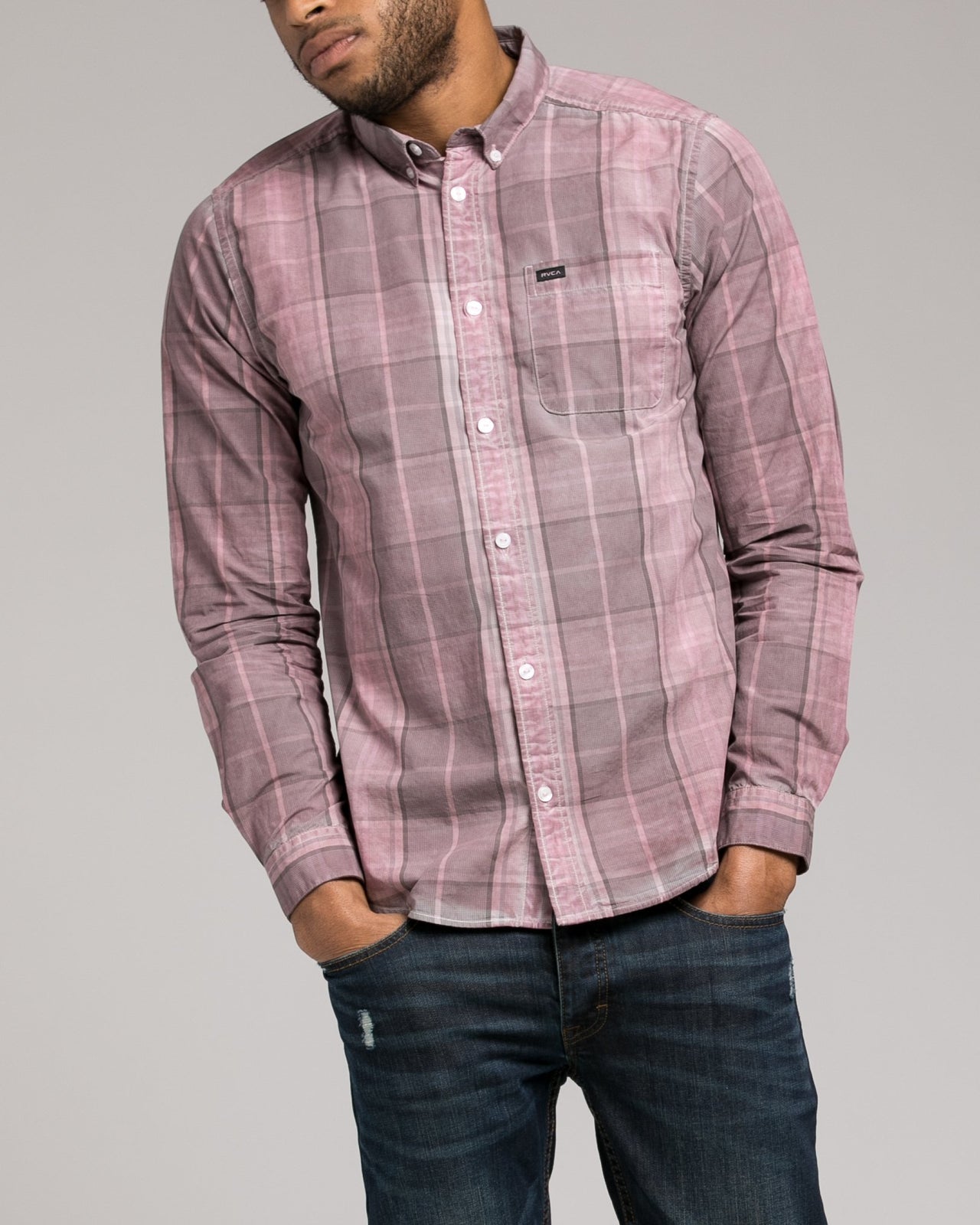 Thatll Do Rinsed Shirt - Color: Chai | Pink