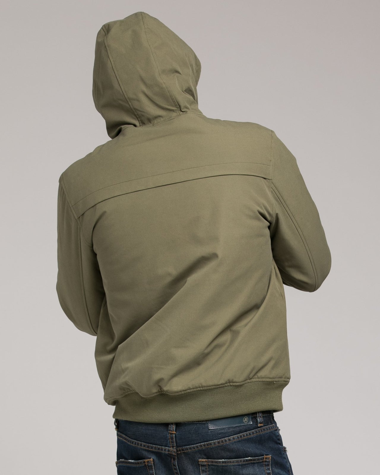 Hooded Bomber - Color: Burnt Olive | Green