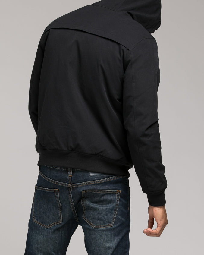 Hooded Bomber - Color: Black | Black