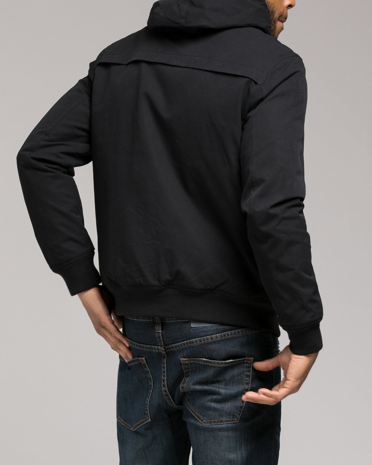 Hooded Bomber - Color: Black | Black