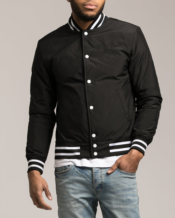 Varsity Jacket - Color: Black | Black