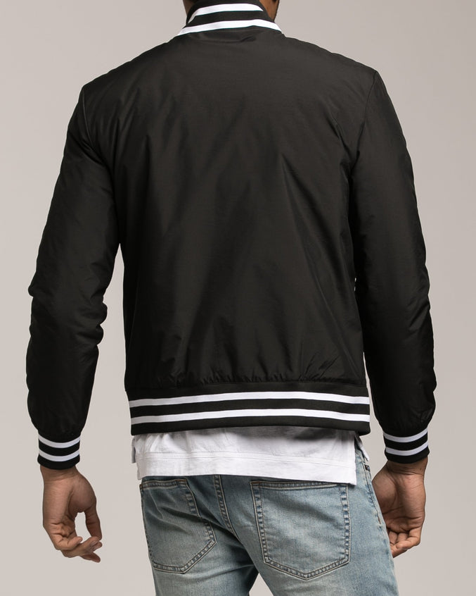 Varsity Jacket - Color: Black | Black