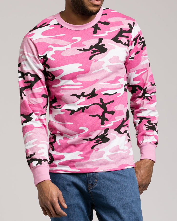 Color Camo Long Sleeve Tee