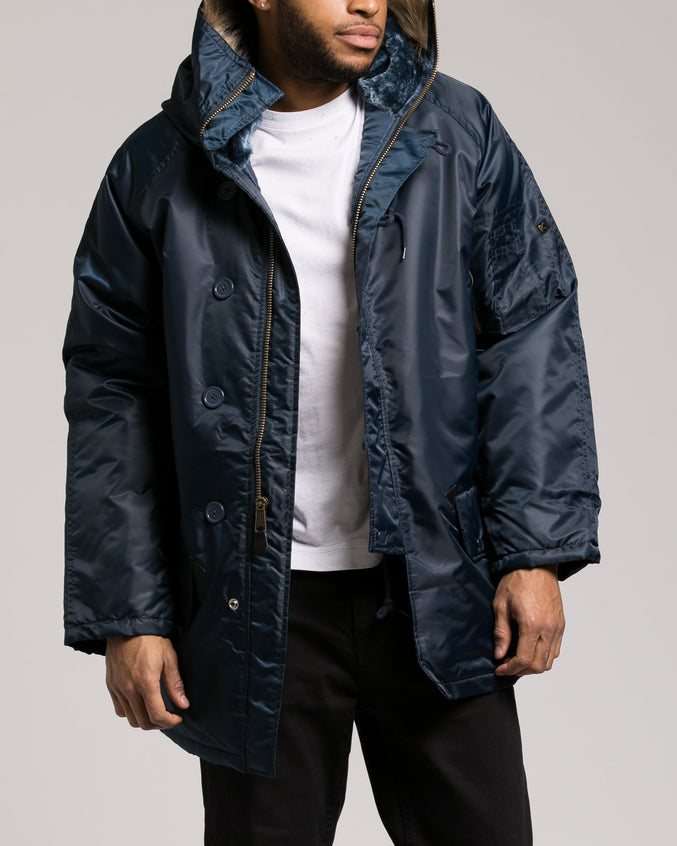 N 3B Snorkal Parka - Color: Navy Blue | Blue