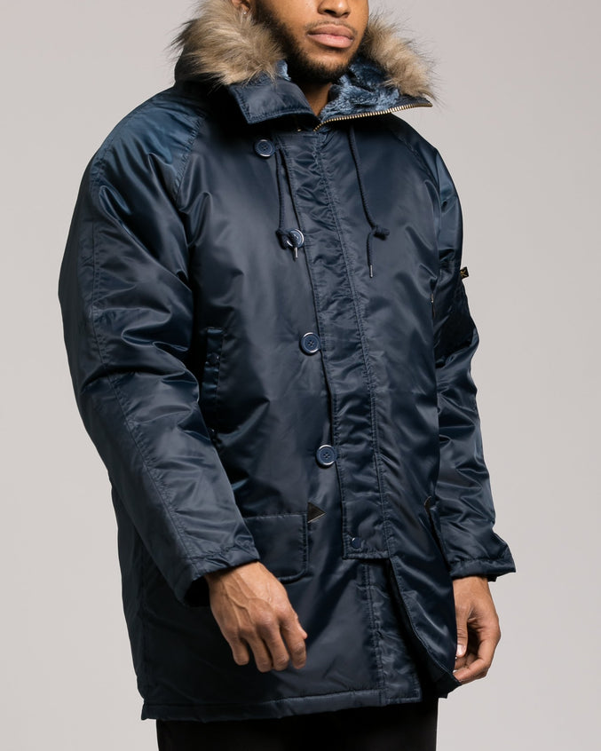 N 3B Snorkal Parka - Color: Navy Blue | Blue