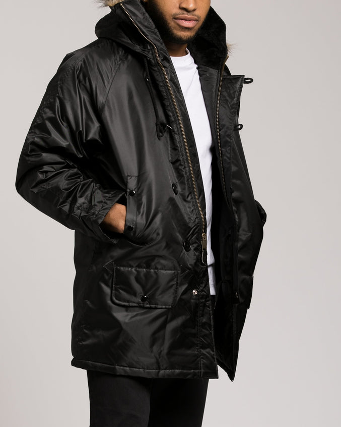 N 3B Snorkal Parka - Color: Black | Black