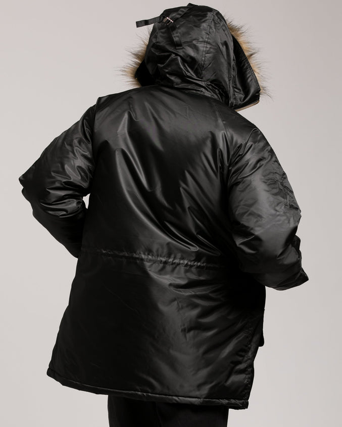 N 3B Snorkal Parka - Color: Black | Black