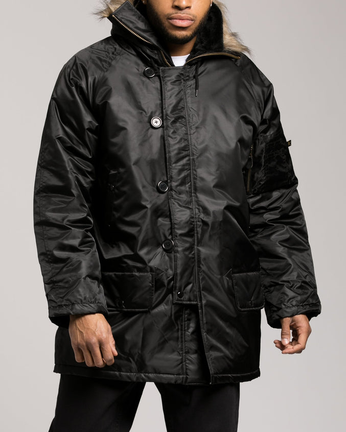 N 3B Snorkal Parka - Color: Black | Black