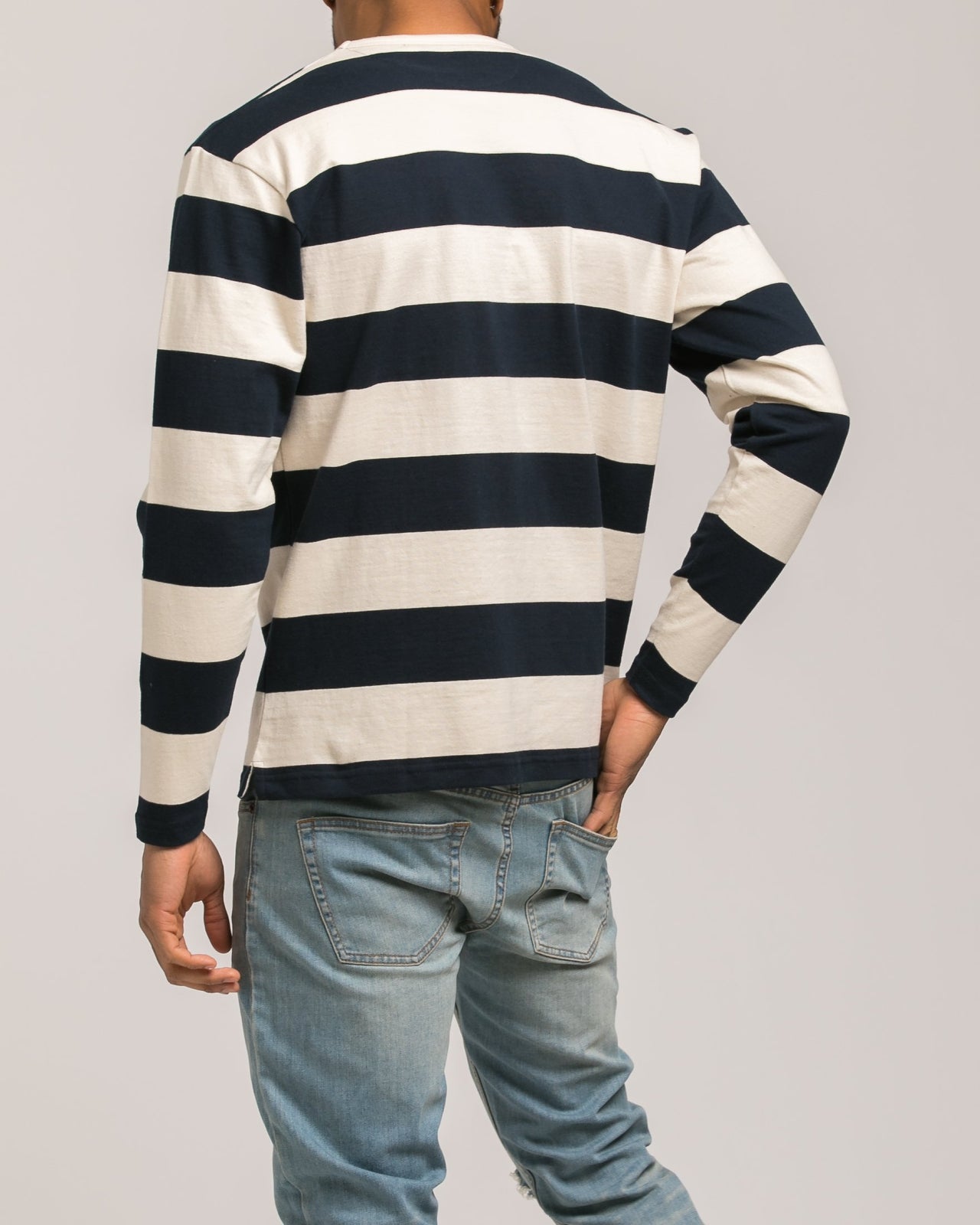 S And F Striped Shirt - Color: White | White
