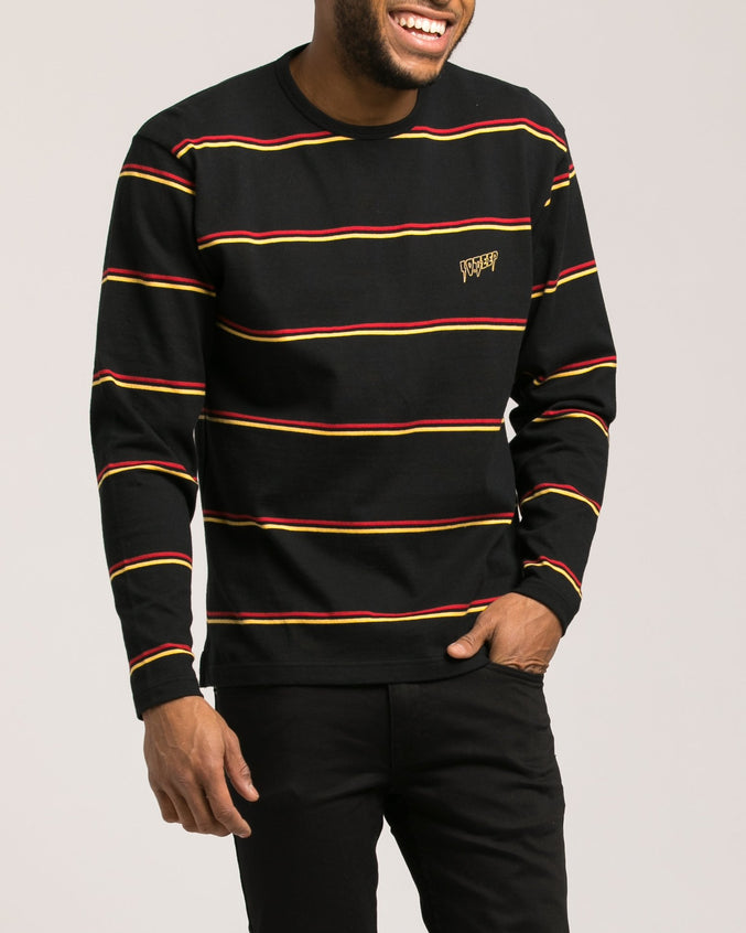 S And F Striped Shirt - Color: Black | Black